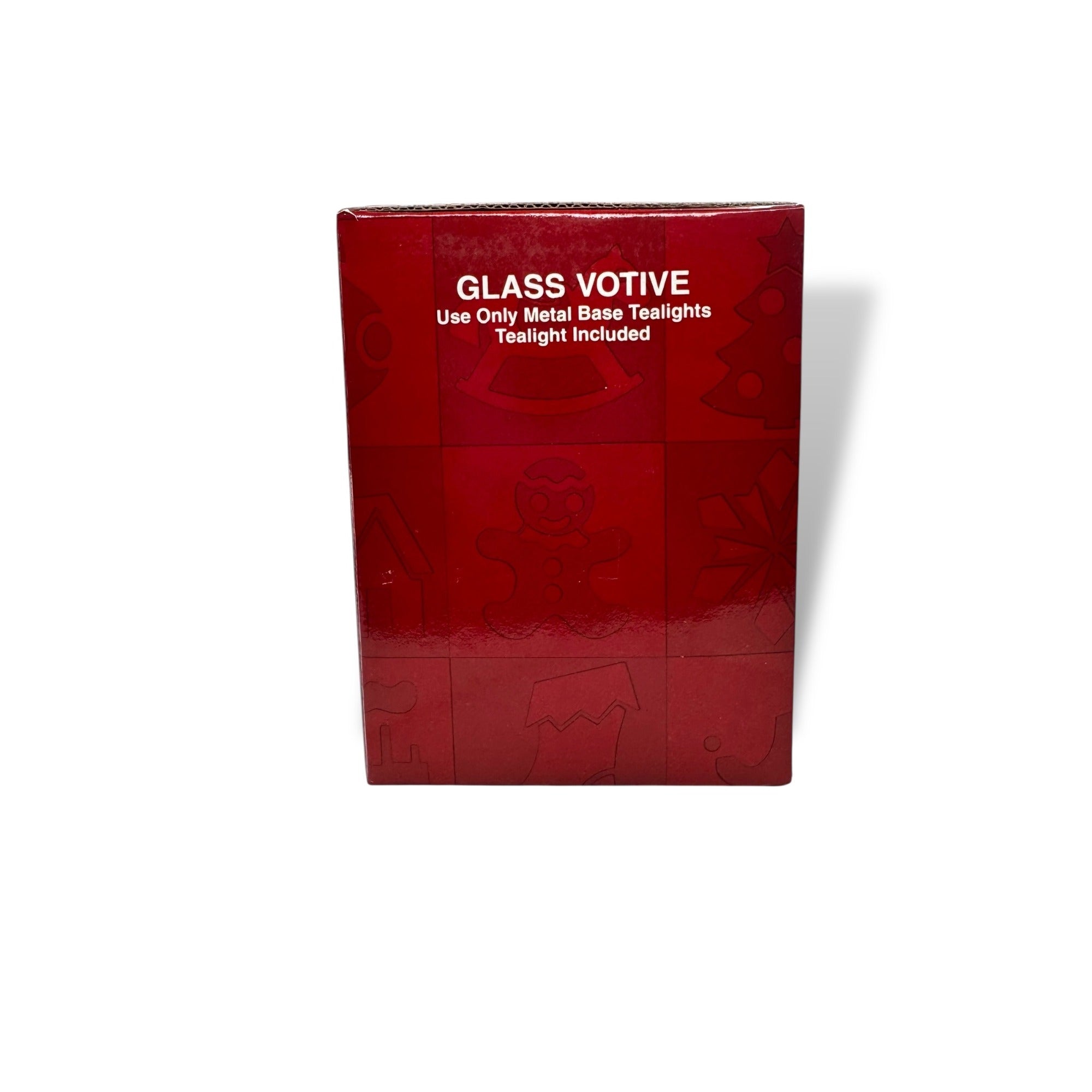 Celebrate The Season Glass Votive Original Box 1990s