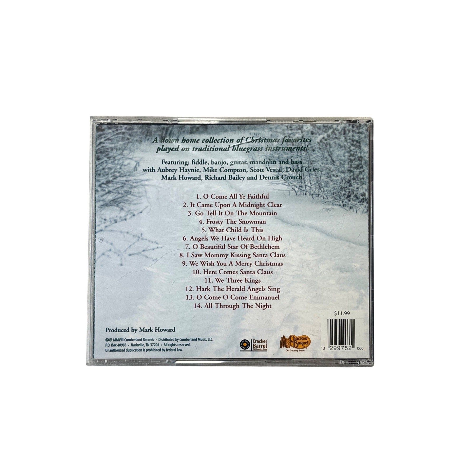 Down Home For The Holidays Instrumental Bluegrass Christmas CD 2000