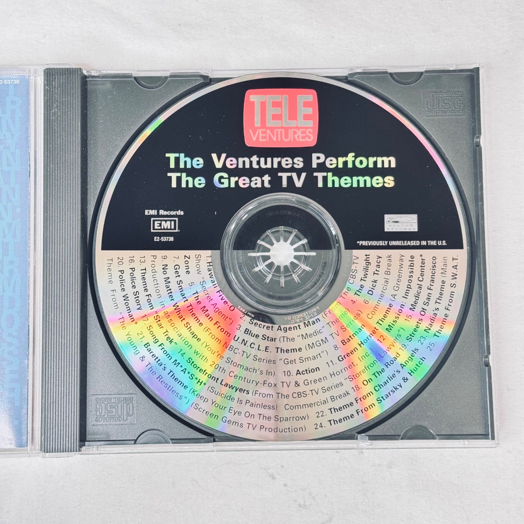 The Ventures - Tele Ventures: Perform The Great TV Themes 1996 CD EMI Records Pre-Owned