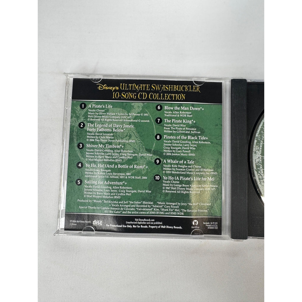 Disneys Pirates Of The Caribbean Ultimate Swashbuckler CD 2006 Limited Edition