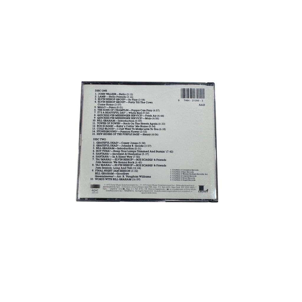 Fillmore: The Last Days 1972 2 Disc Album Featuring Santana Grateful Dead CD