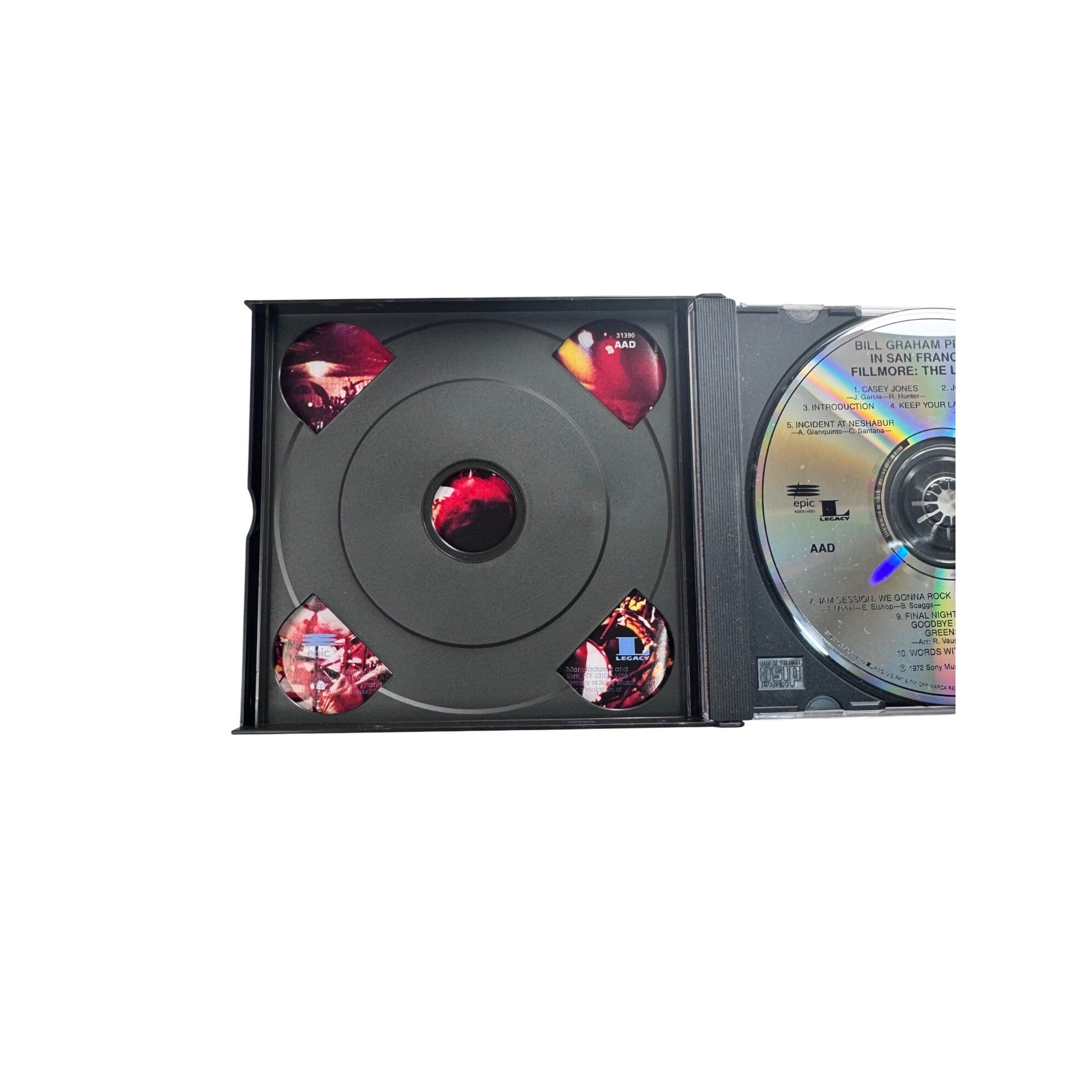 Fillmore: The Last Days 1972 2 Disc Album Featuring Santana Grateful Dead CD