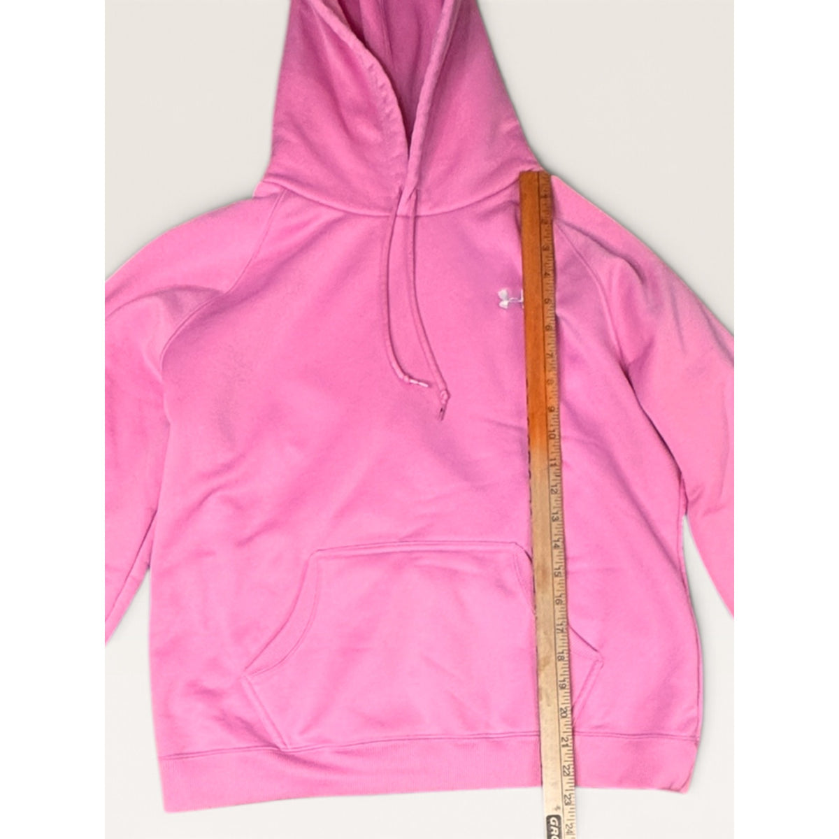 Under Armour Womens MD Hoodie Pink ColdGear Athletic Graphic
