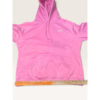 Under Armour Womens MD Hoodie Pink ColdGear Athletic Graphic