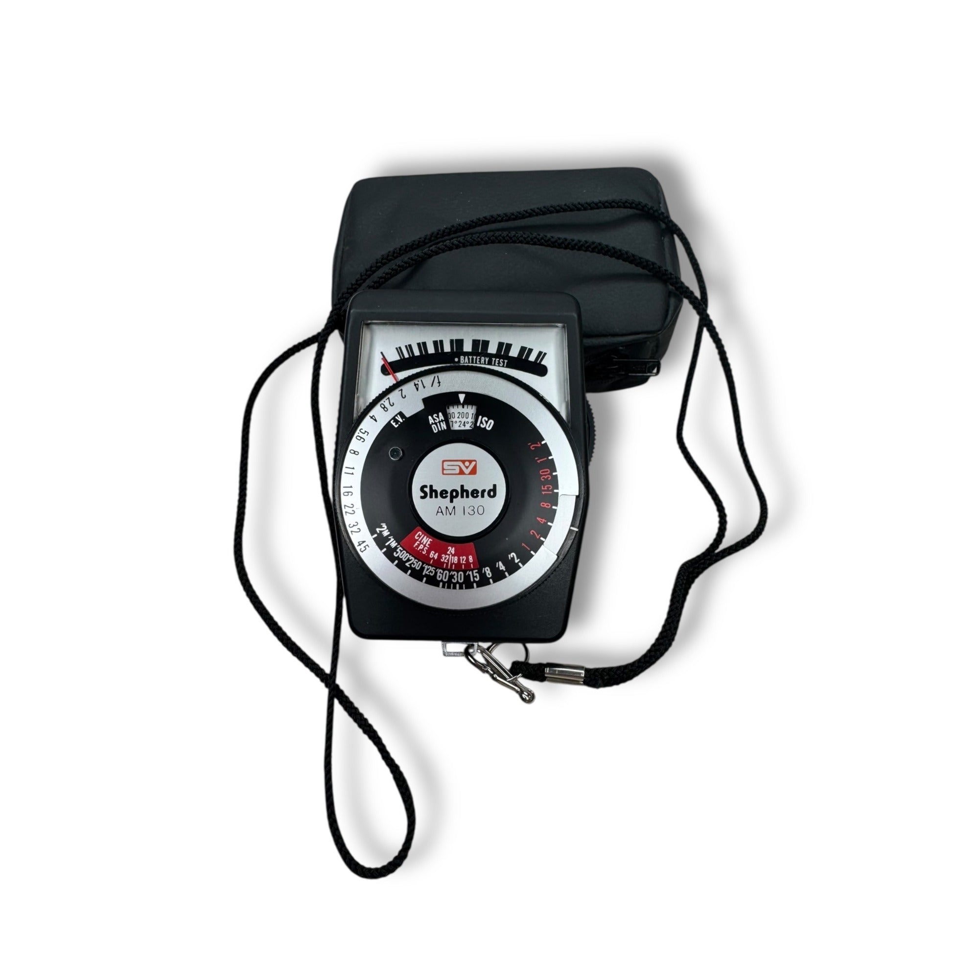 Vintage Shepherd AM-130 Light Meter with Case Untested