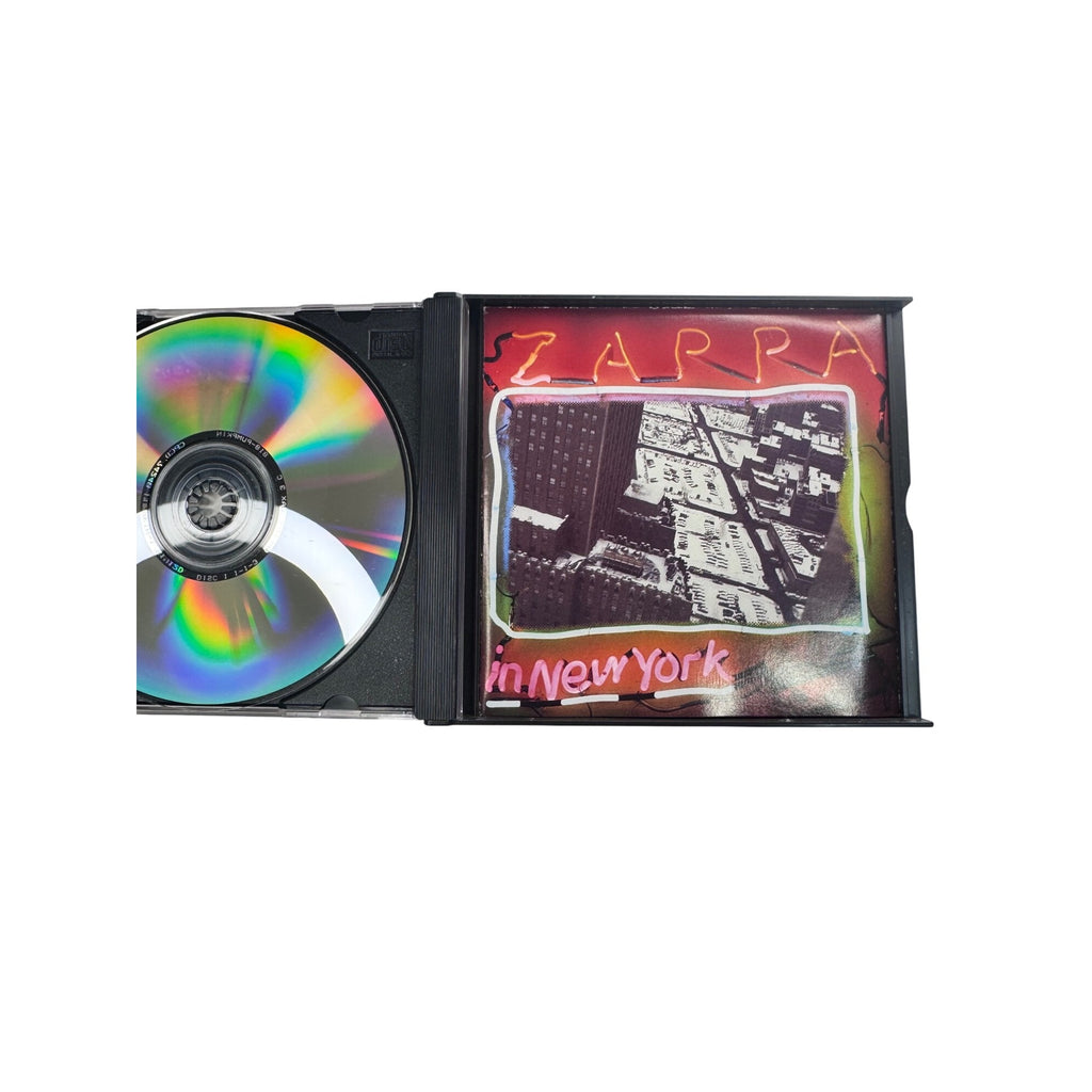 Frank Zappa Live In New York Remastered 1990 2-Disc Set Rock Music CD