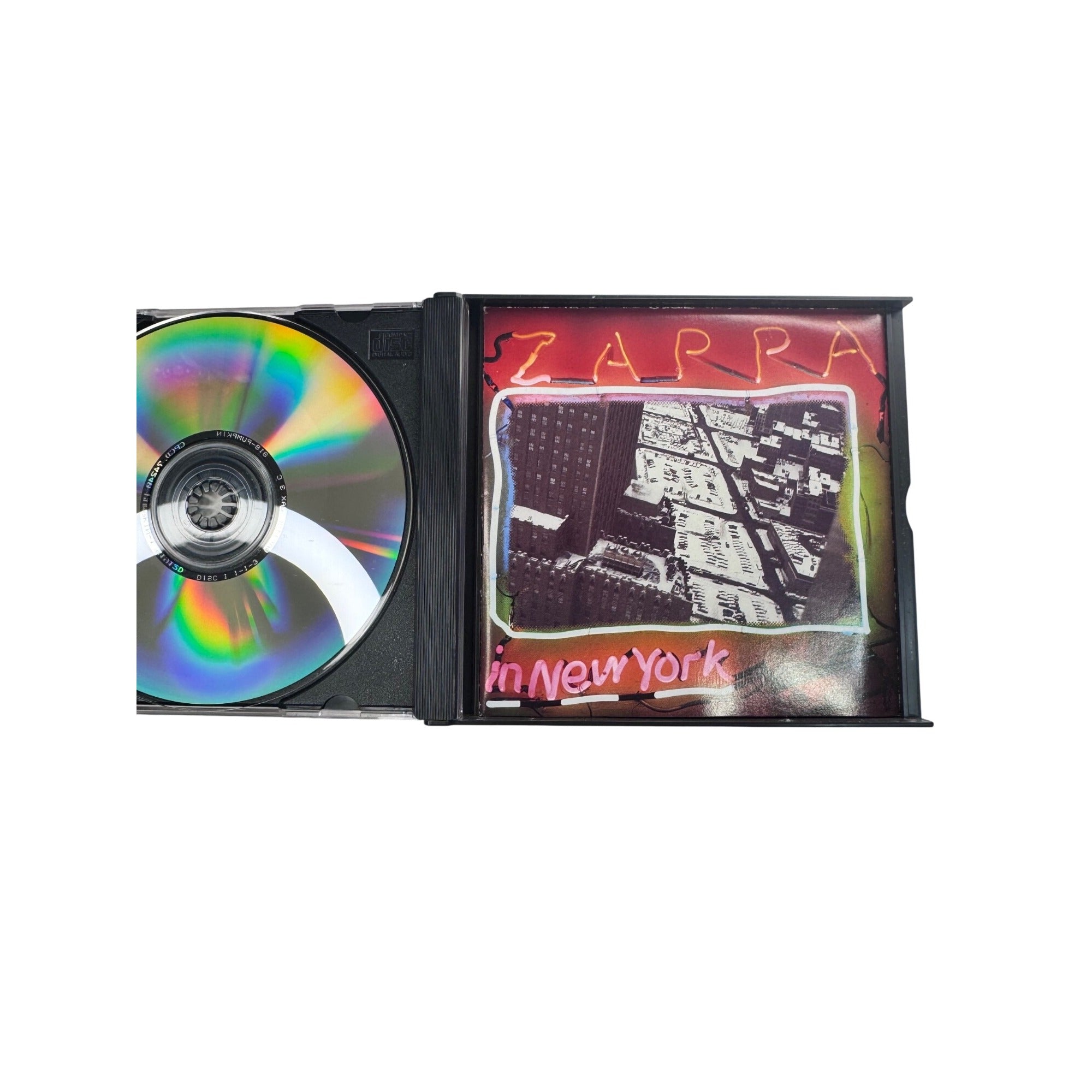 Frank Zappa Live In New York Remastered 1990 2-Disc Set Rock Music CD
