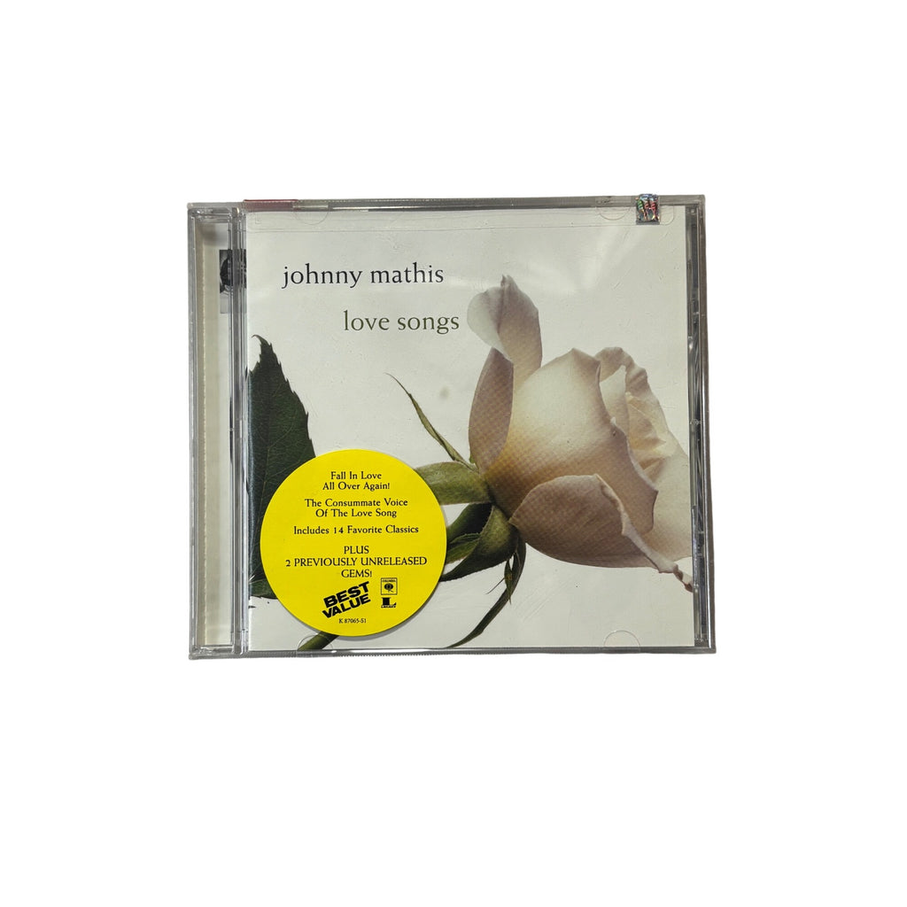 Johnny Mathis Love Songs Pop Romantic Music CD 2001 Compilation Vintage 00s