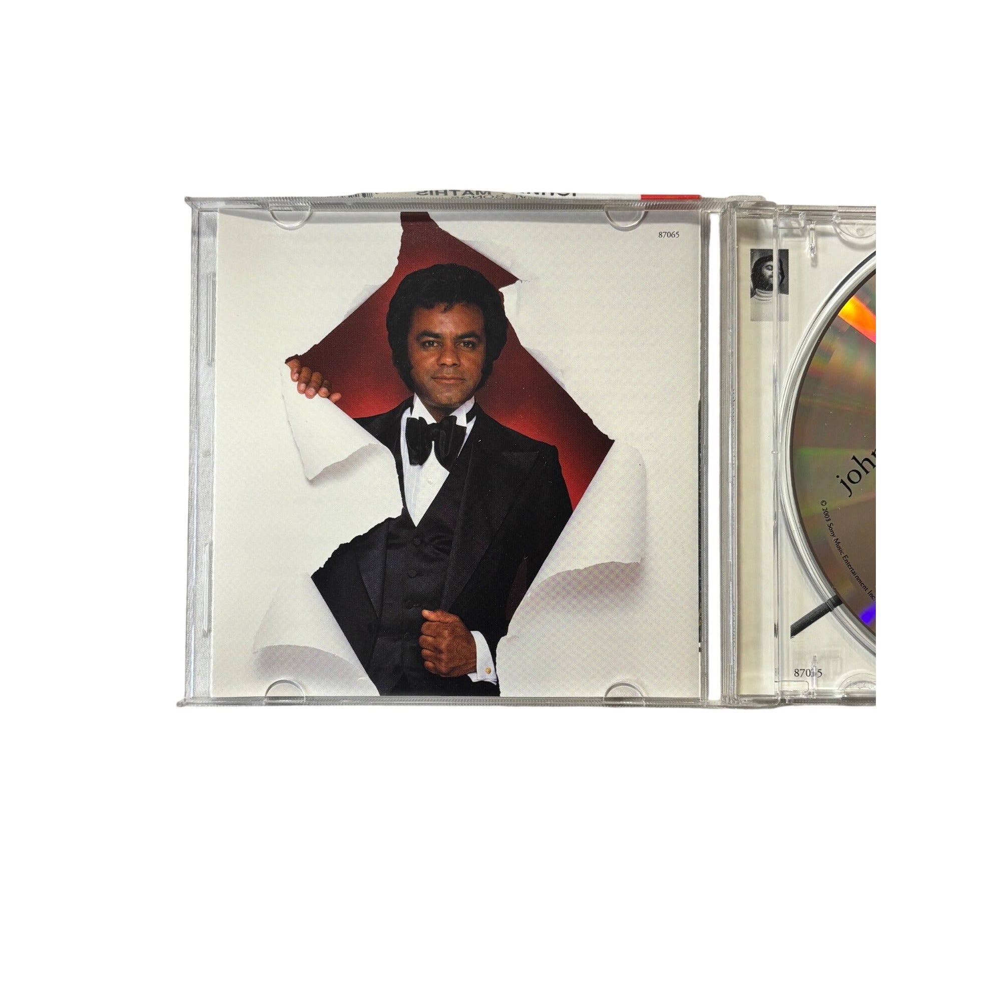 Johnny Mathis Love Songs Pop Romantic Music CD 2001 Compilation Vintage 00s