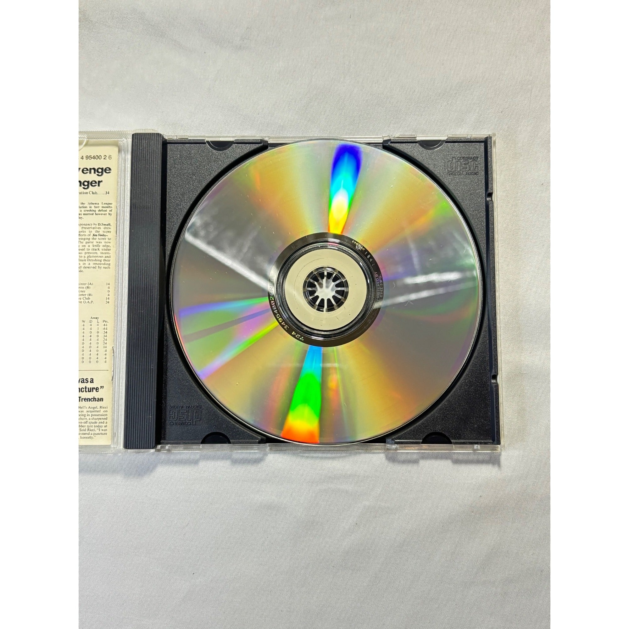 Jethro Tull Thick As A Brick 1997 CD Digital Remaster Chrysalis Records Prog Rock Pre-Owned