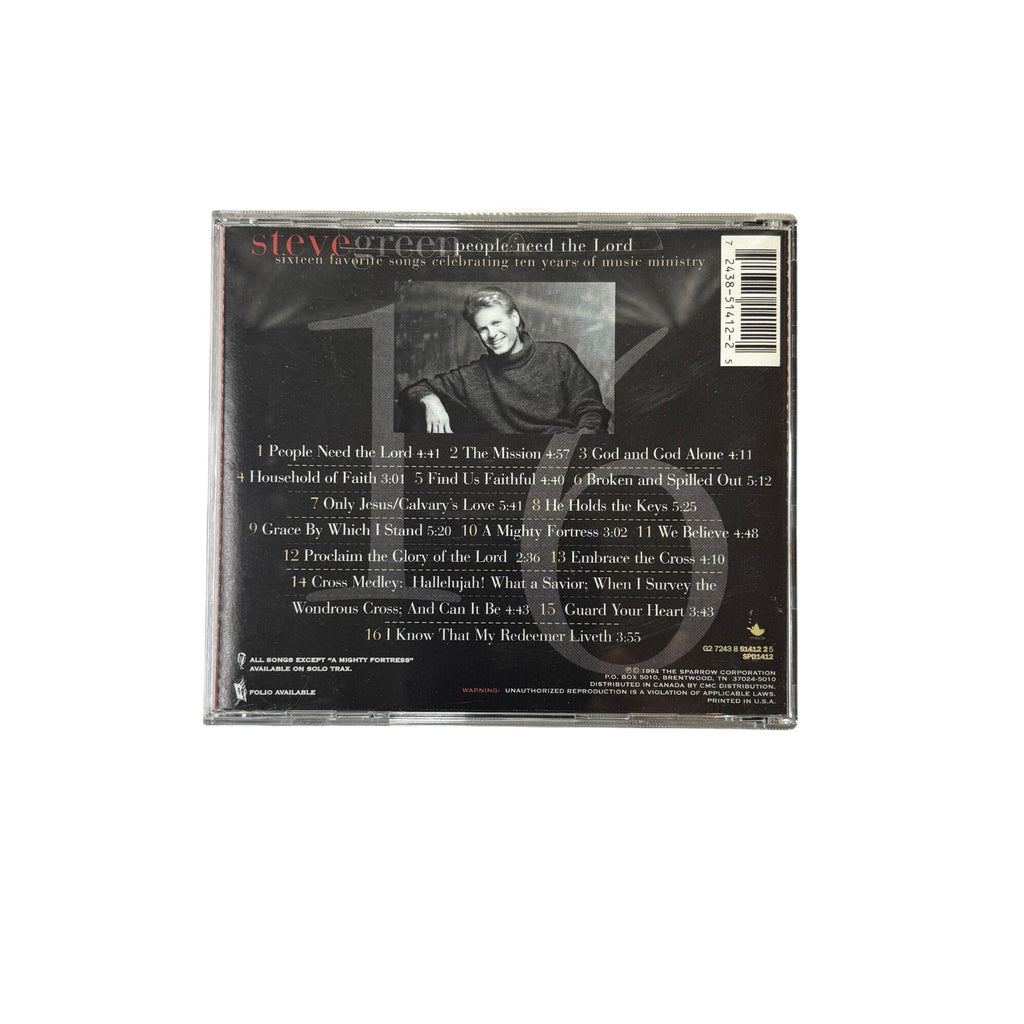 Steve Green People Need The Lord 1996 Gospel Music CD Vintage 90s