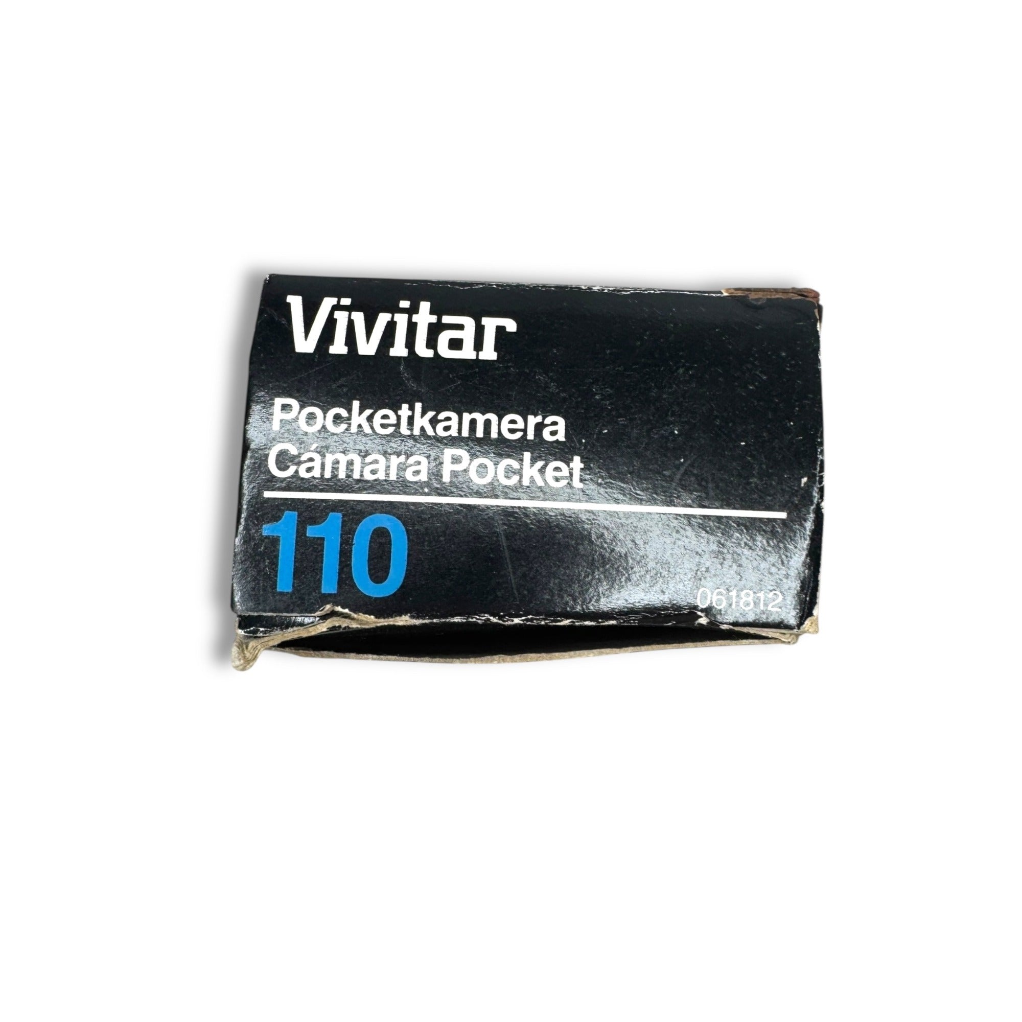 Vivitar Point ’N Shoot 110 Film Camera Box Manuals & Wrist Strap Vintage