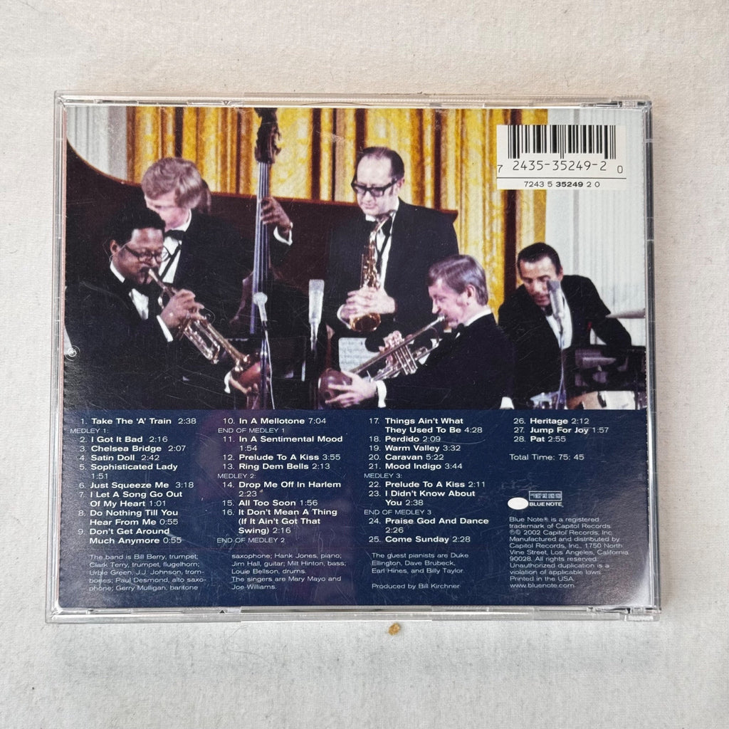 1969 All-Star White House Tribute To Duke Ellington CD Blue Note Jazz Pre-Owned