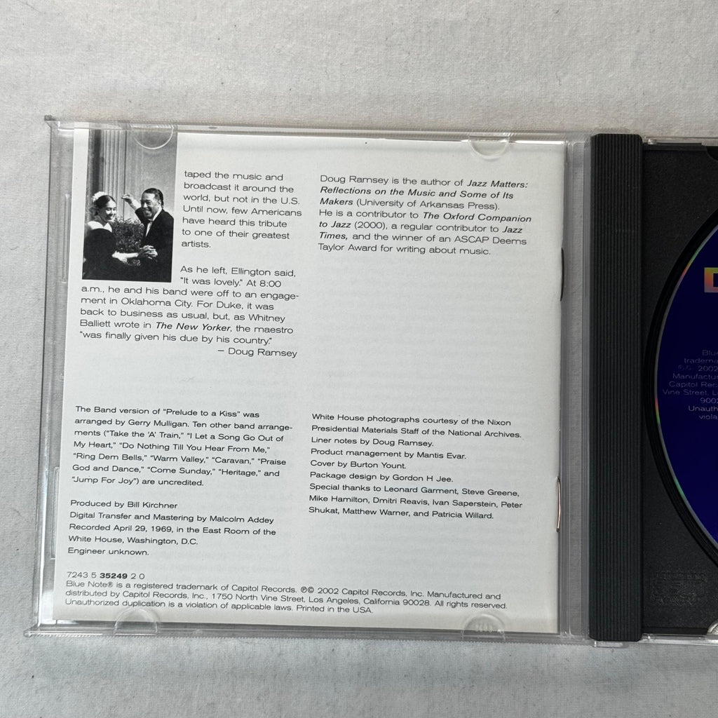 1969 All-Star White House Tribute To Duke Ellington CD Blue Note Jazz Pre-Owned