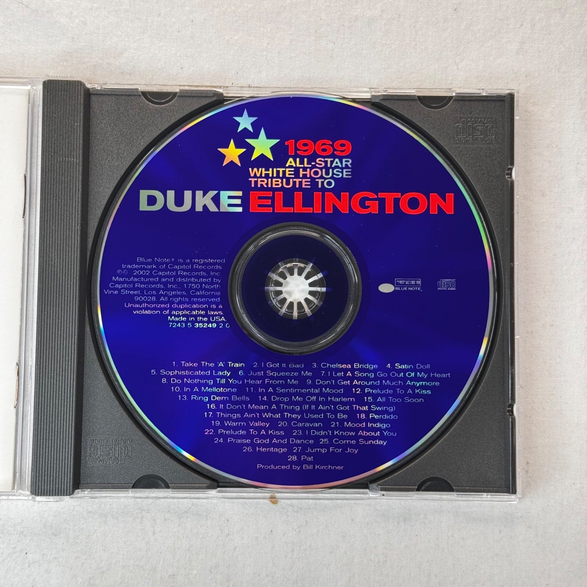 1969 All-Star White House Tribute To Duke Ellington CD Blue Note Jazz Pre-Owned