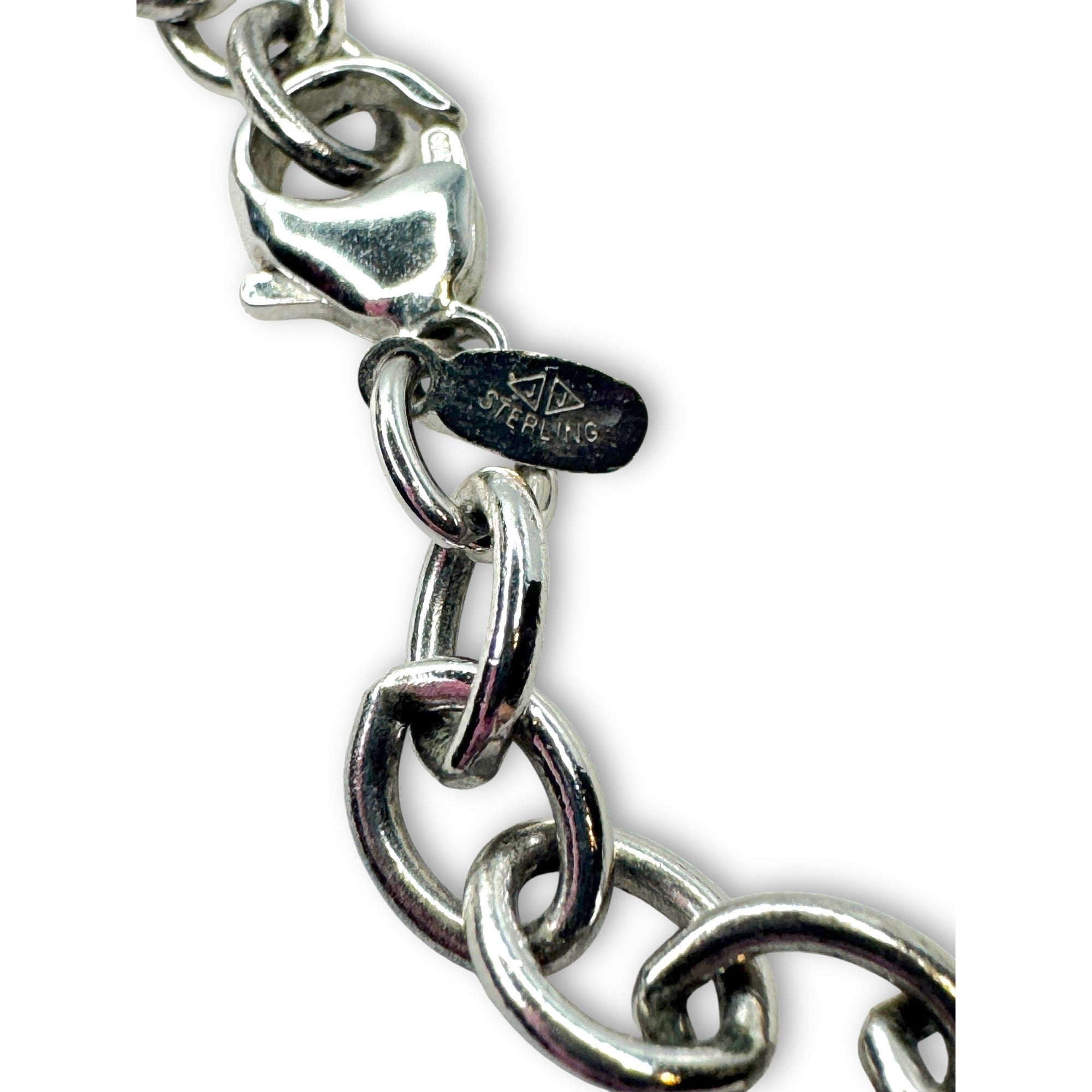 Judith Jack Sterling Silver & Marcasite 30" Necklace With Lobster Claw Clasp