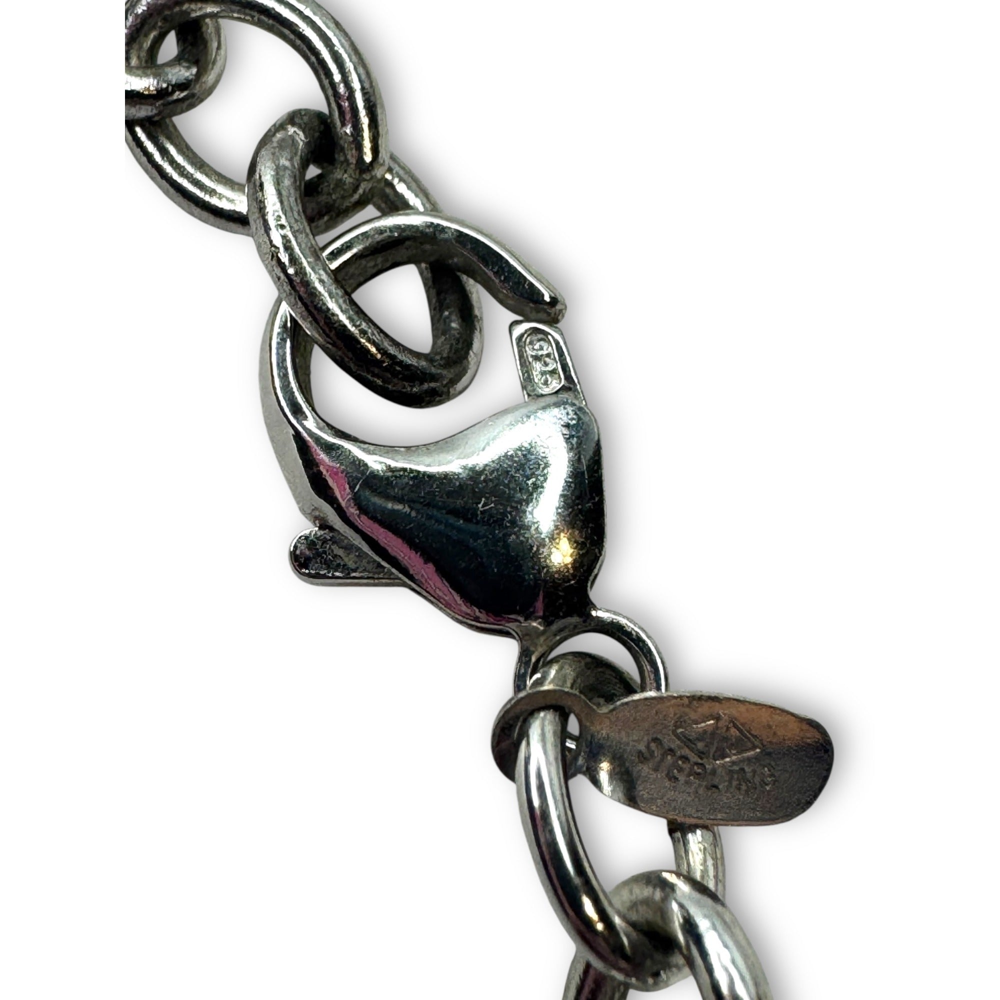 Judith Jack Sterling Silver & Marcasite 30" Necklace With Lobster Claw Clasp