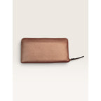 Kate Spade Neda Laurel Way Zip Around Continental Wallet Bronze Rose Gold Metallic