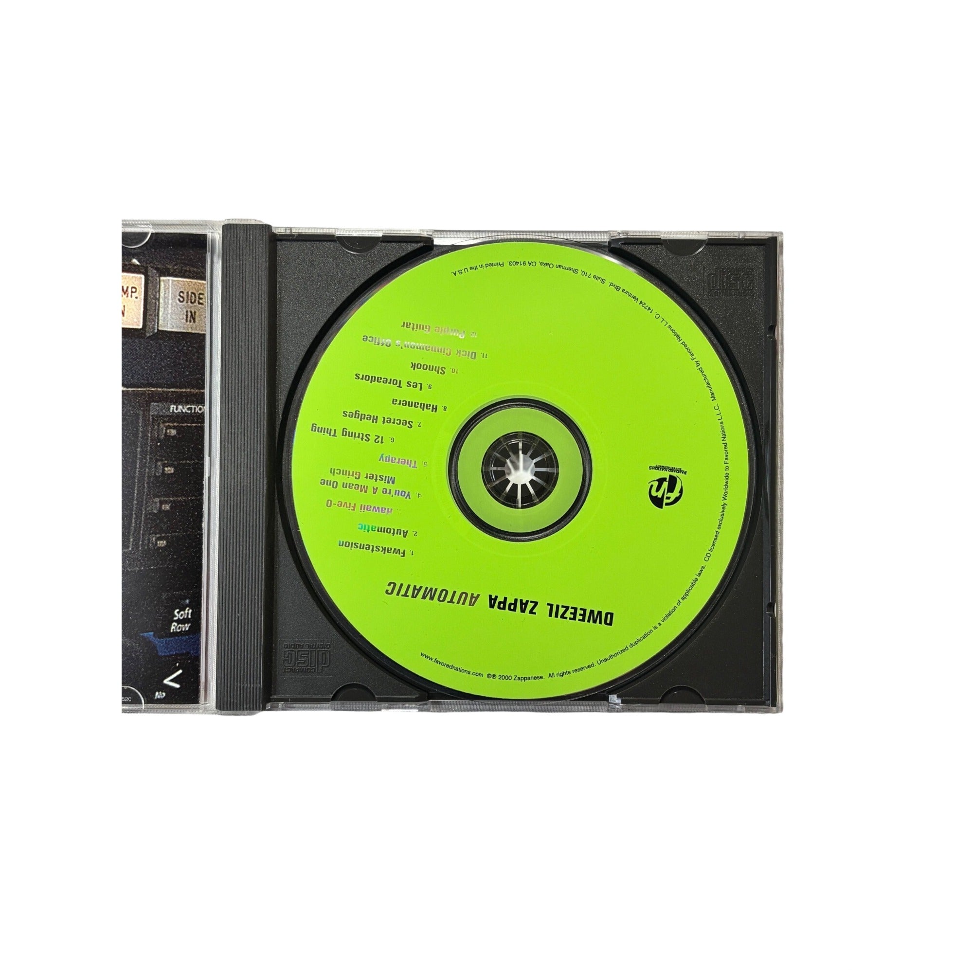 Dweezil Zappa Automatic CD 2000 Instrumental Experimental Rock Vintage