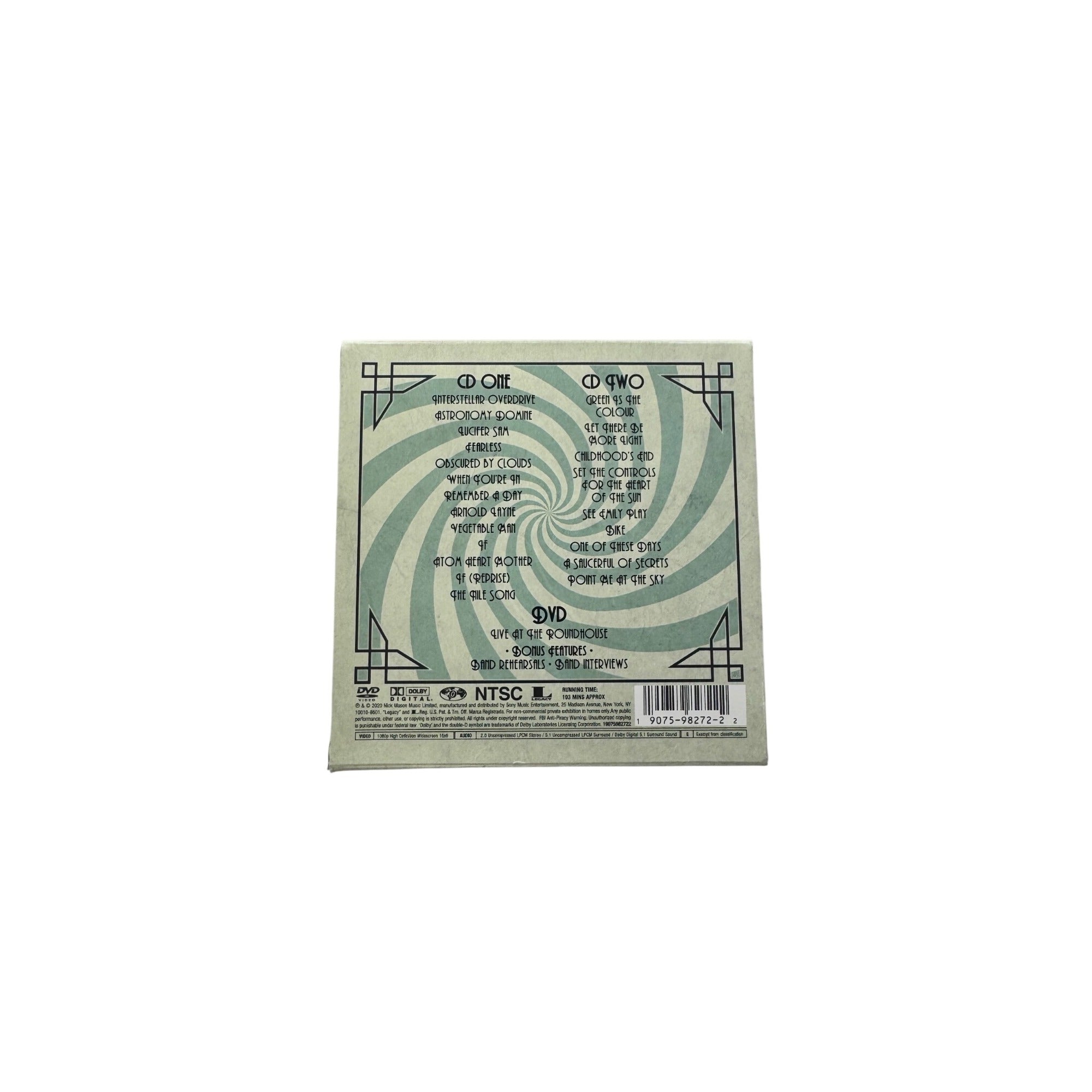 Nick Masons Saucerful Of Secrets Live At The Roundhouse CD/DVD Set 2020 Rock
