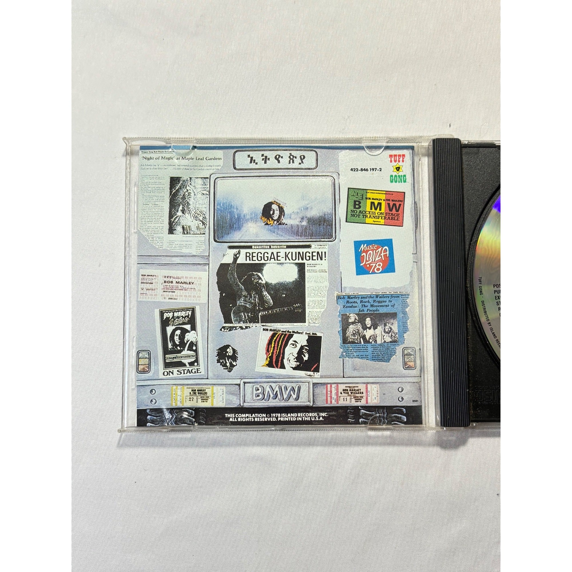 Bob Marley & The Wailers Babylon By Bus CD 1978 Remastered Tuff Gong Reggae Live