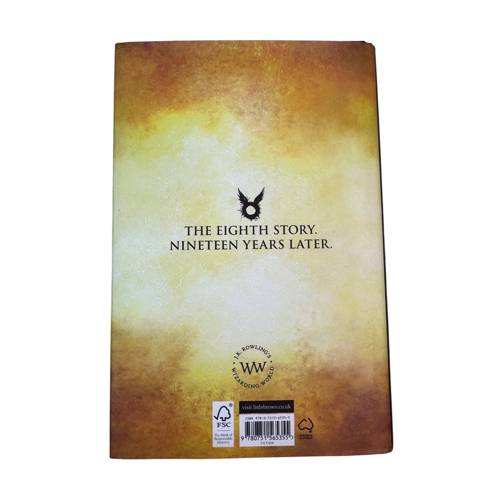 Harry Potter and the Cursed Child Parts One and Two J.K. Rowling 2016 Hardcover Script