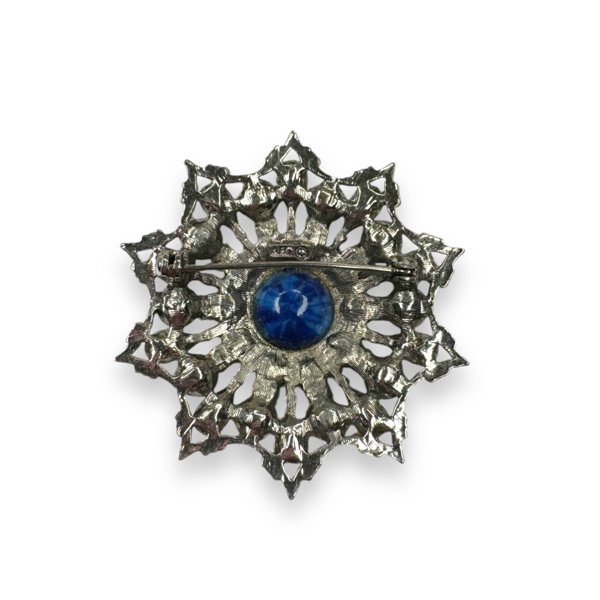 Vintage Mode Art Arthur Pepper Multi-Color Acrylic Brooch Pin