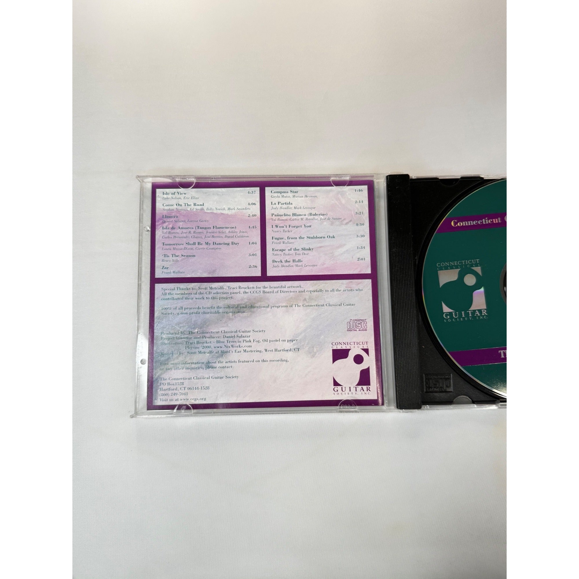 The Gift Of The Guitar 2001 CD Connecticut Classical Guitar Society Compilation