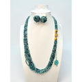 Bijoux de Boheme Czech Glass Seed Bead Necklace Set 1960s Vintage