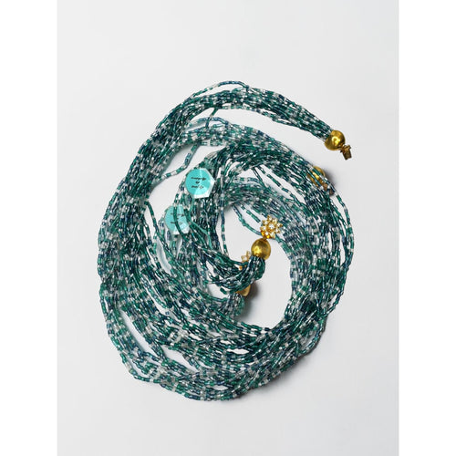 Bijoux de Boheme Czech Glass Seed Bead Necklace Set 1960s Vintage