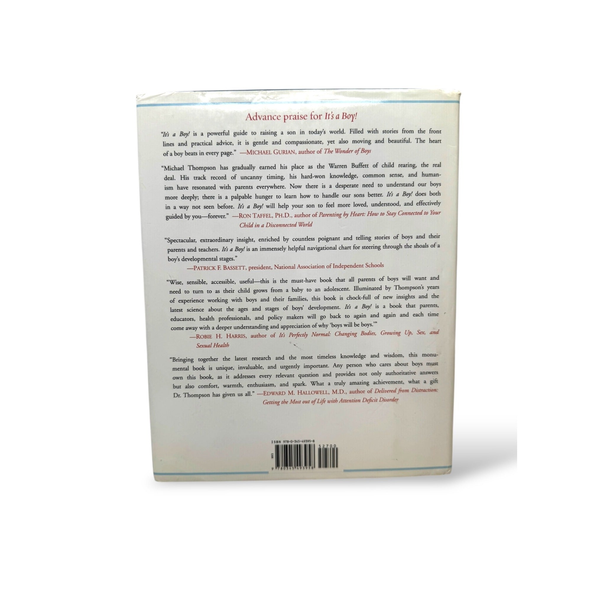 It’s a Boy! Understanding Your Son’s Development from Birth to Age 18 Signed Hardcover with Dust Jacket