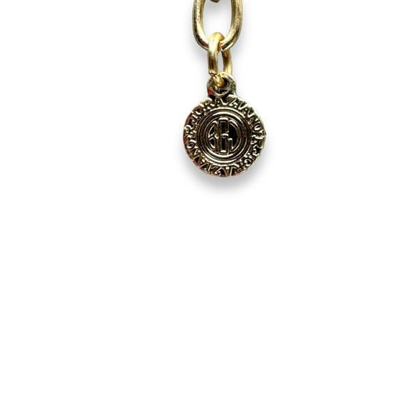 Graziano Gold Tone Lucite Mica Flake Multi Strand Adjustable Necklace