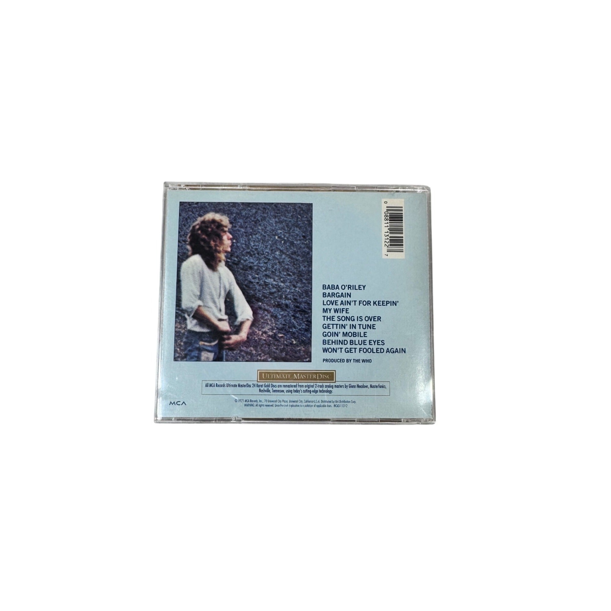 The Who Whos Next MCA Ultimate MasterDisc 24K Gold CD