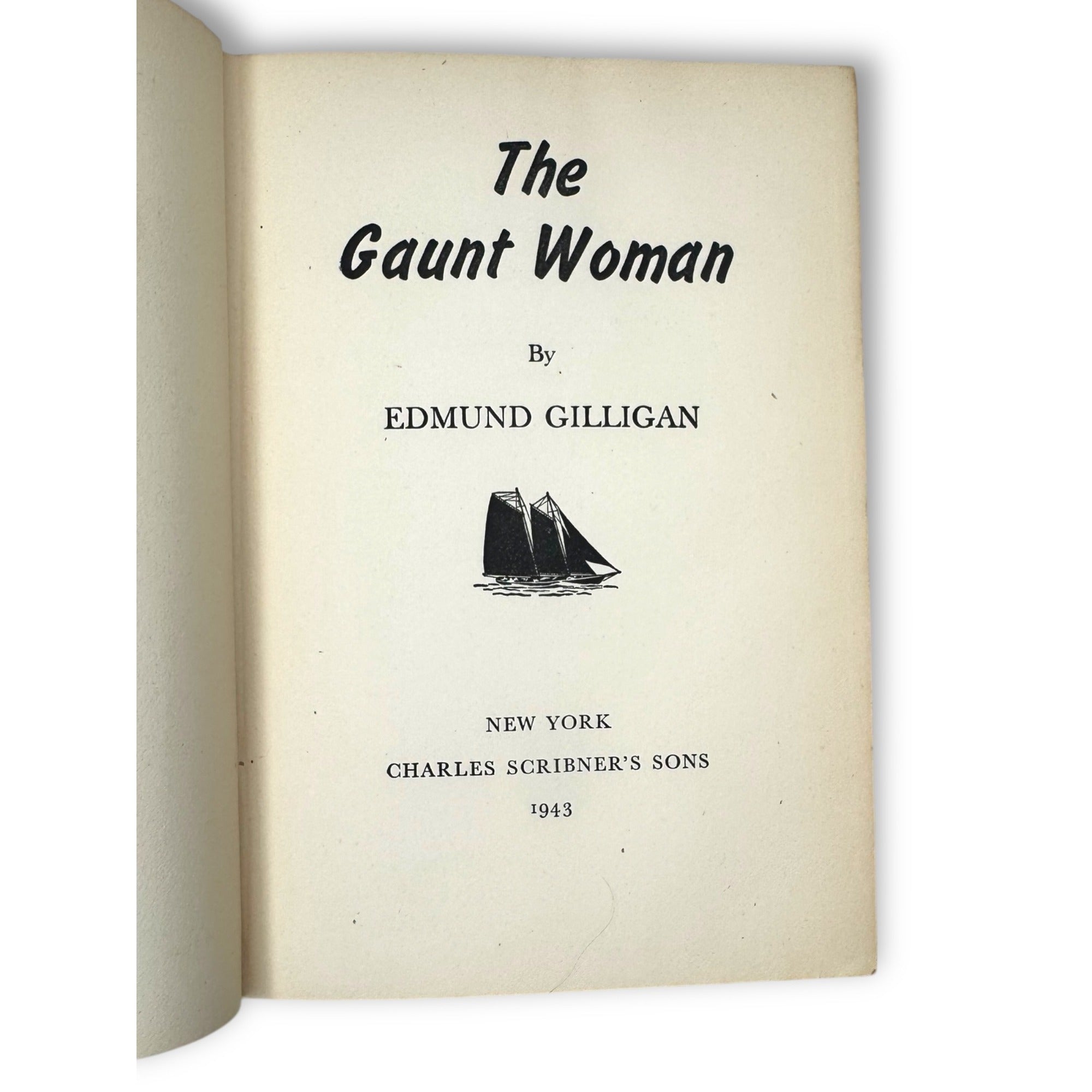 The Gaunt Woman By Edmund Gilligan 1943 Hardcover Signed Edition