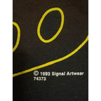 Signal Artwear Mens XL Independent Proud Semi Truck Black Vintage 1993