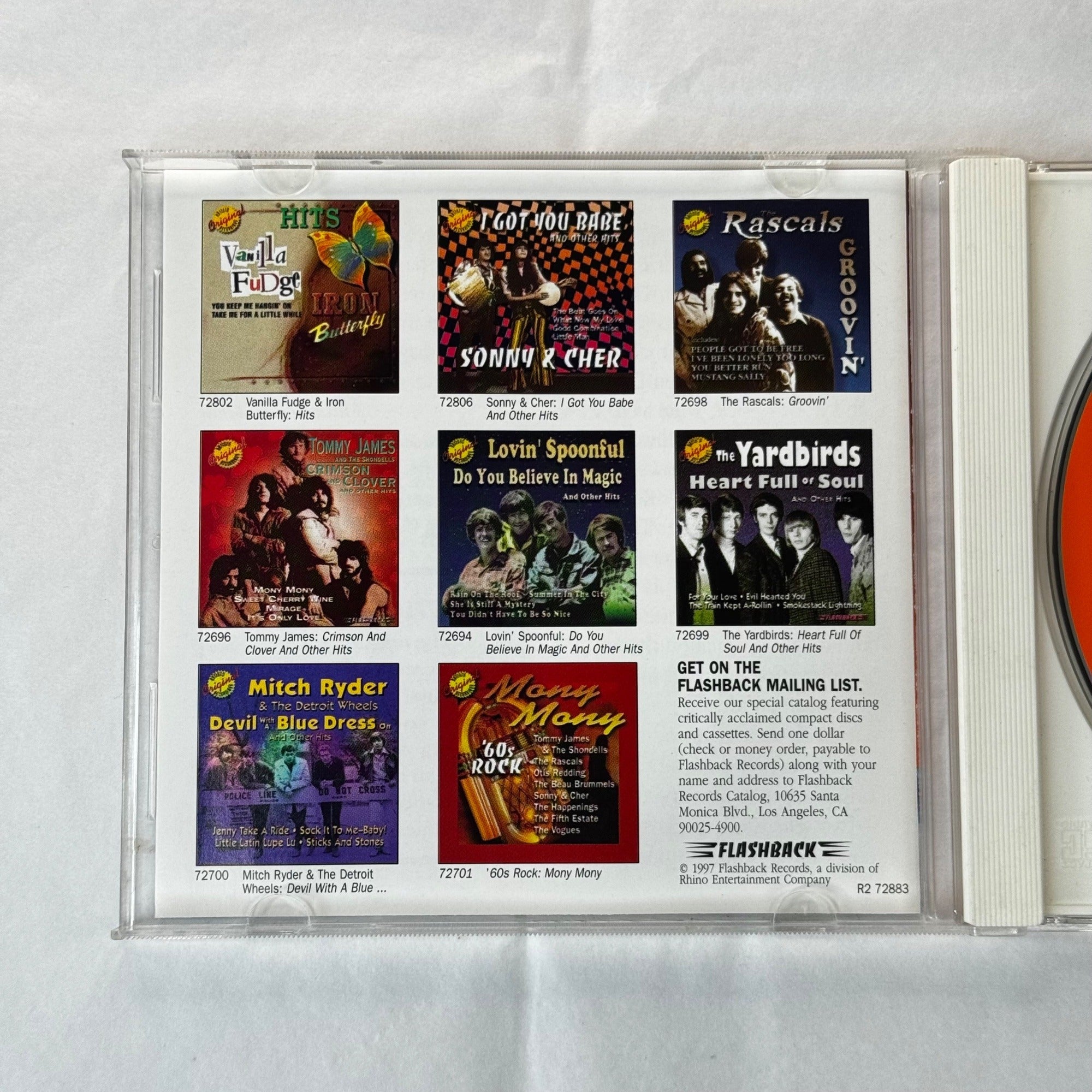 The Monkees Im A Believer And Other Hits 1997 CD Flashback Records Rock
