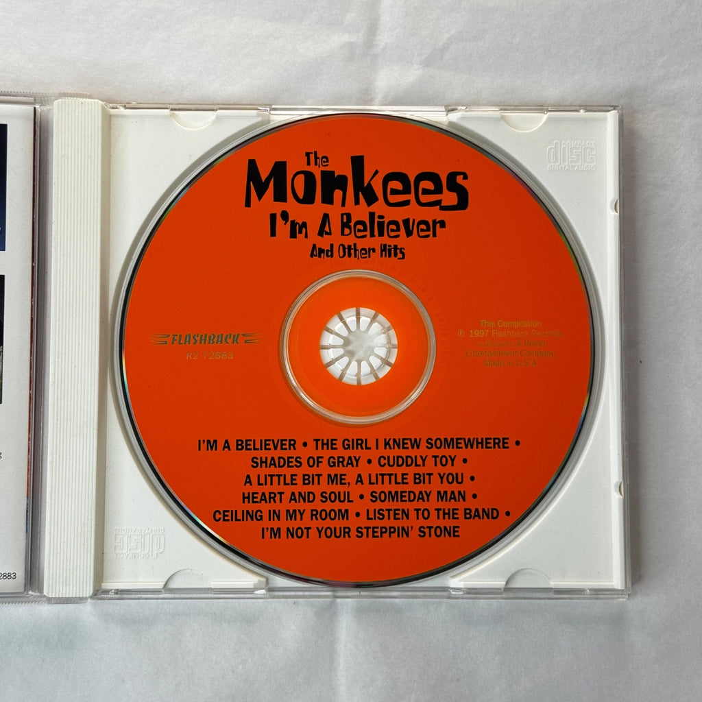The Monkees Im A Believer And Other Hits 1997 CD Flashback Records Rock