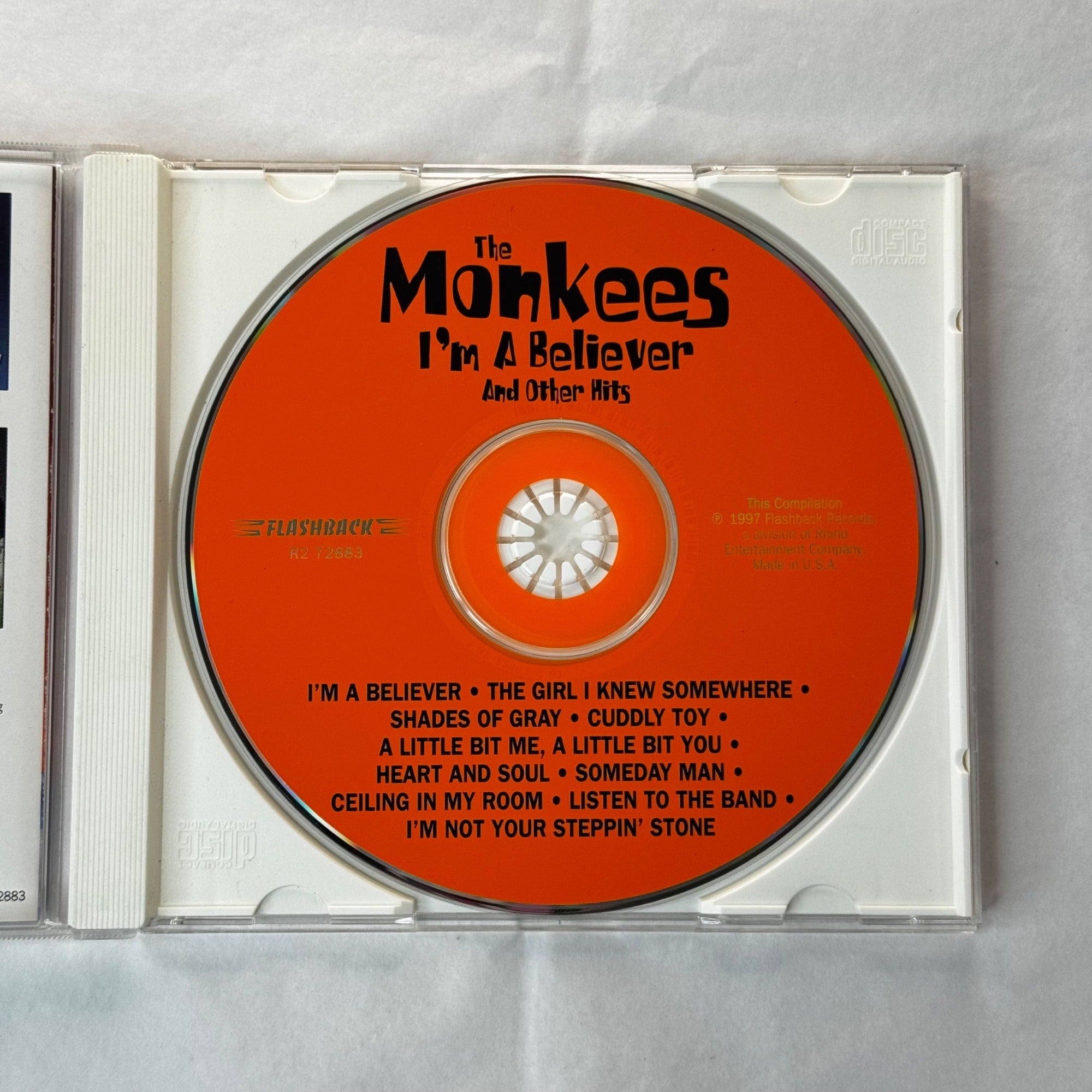 The Monkees Im A Believer And Other Hits 1997 CD Flashback Records Rock