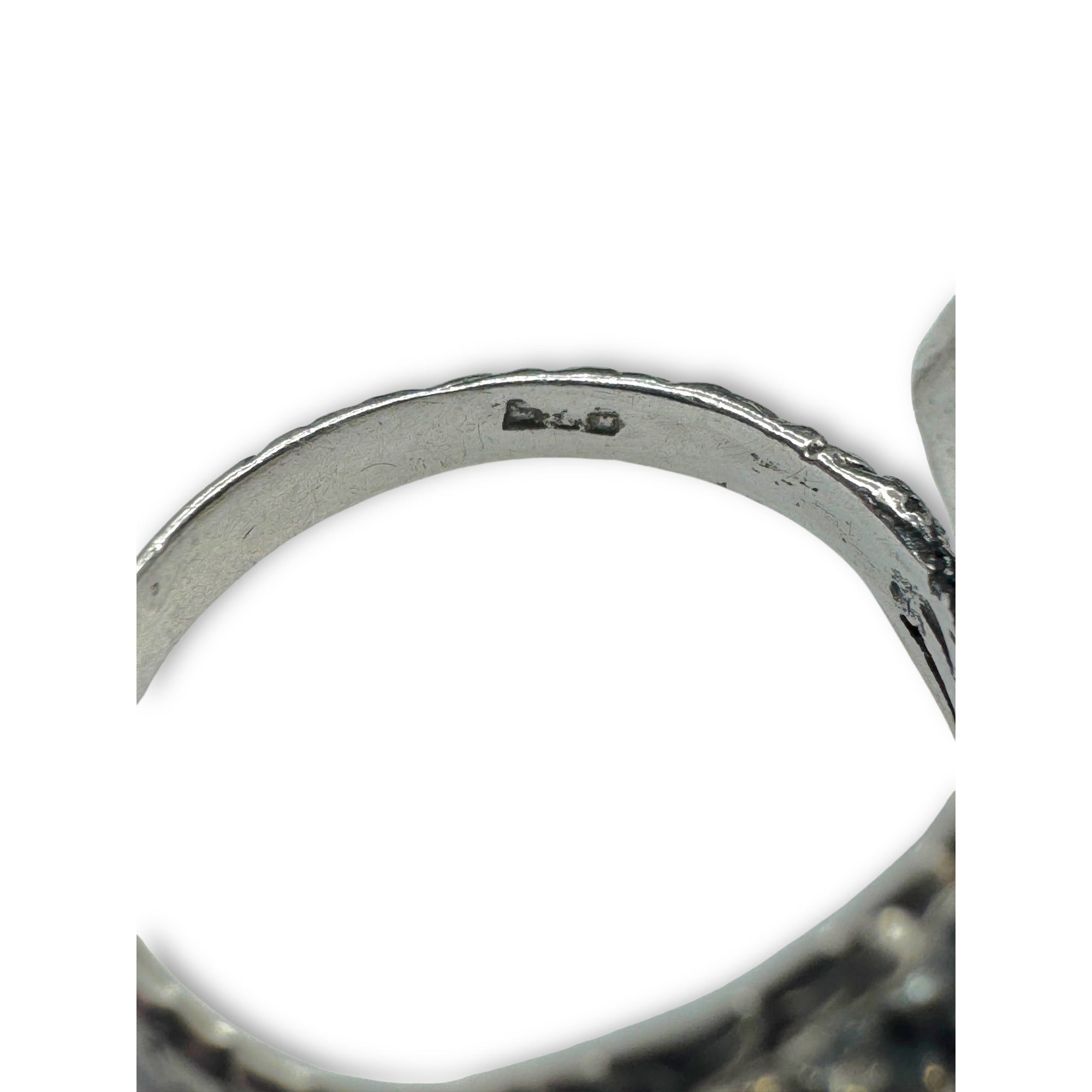 Sterling Silver Dragon Ring Size 7