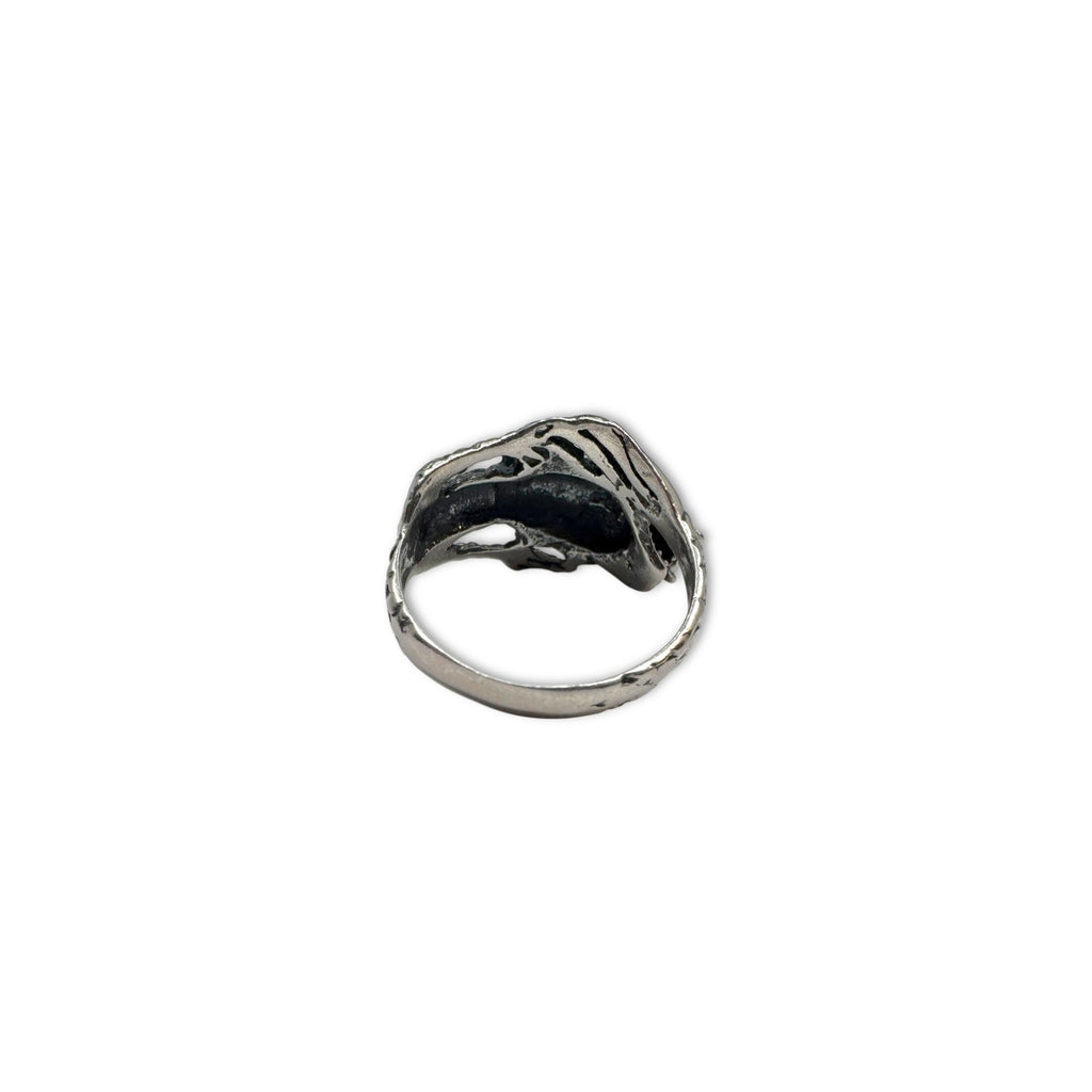 Sterling Silver Dragon Ring Size 7