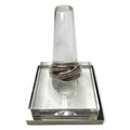 Sterling Silver Opal Inlay Band Ring Size 7.75 925