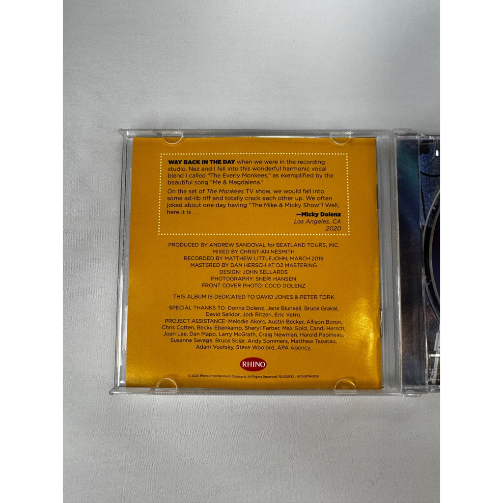 The Monkees Live: The Mike & Micky Show 2020 CD Rhino Entertainment Rock
