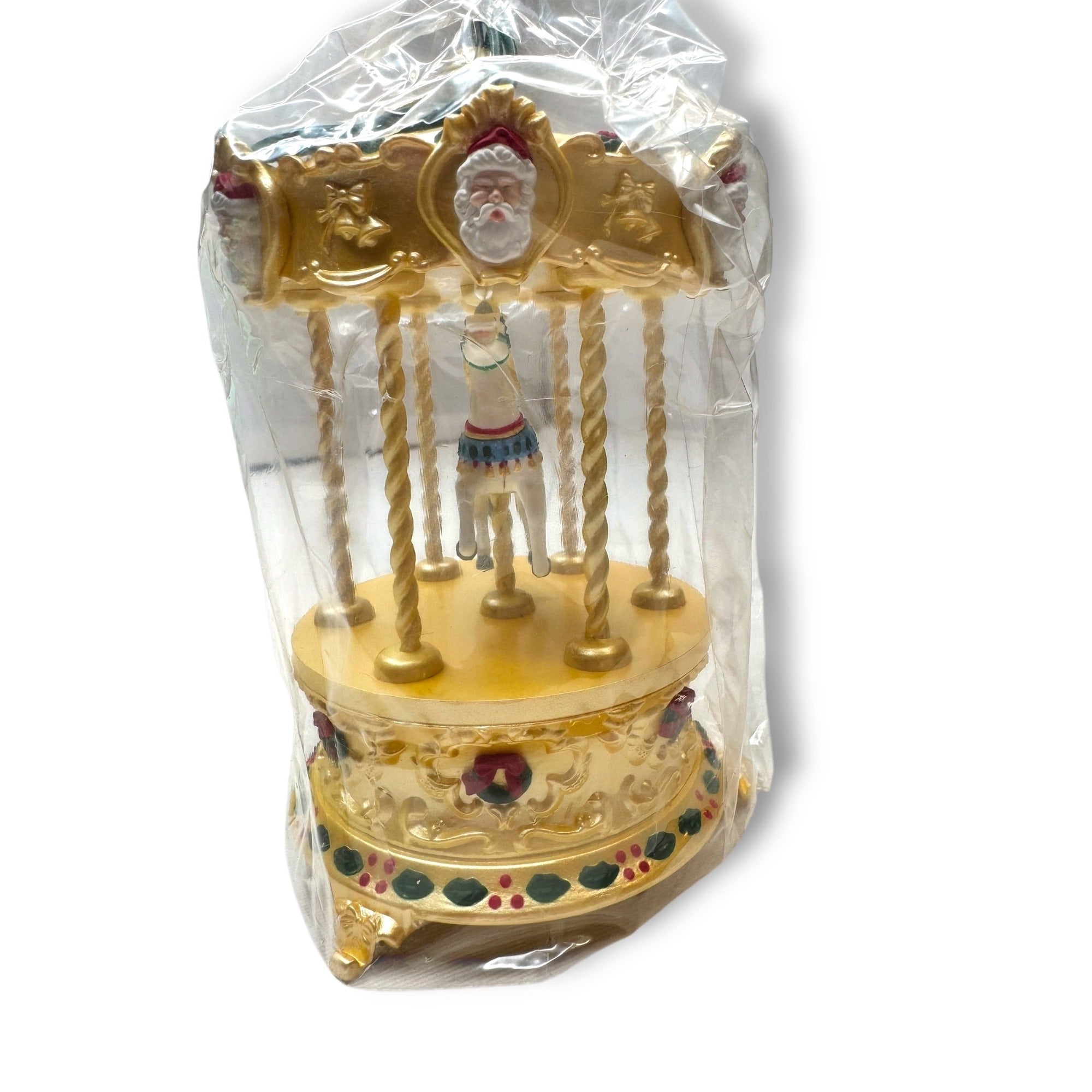 Hallmark 1994 Tobin Fraley Holiday Carousel Magic Ornament Lights & Music