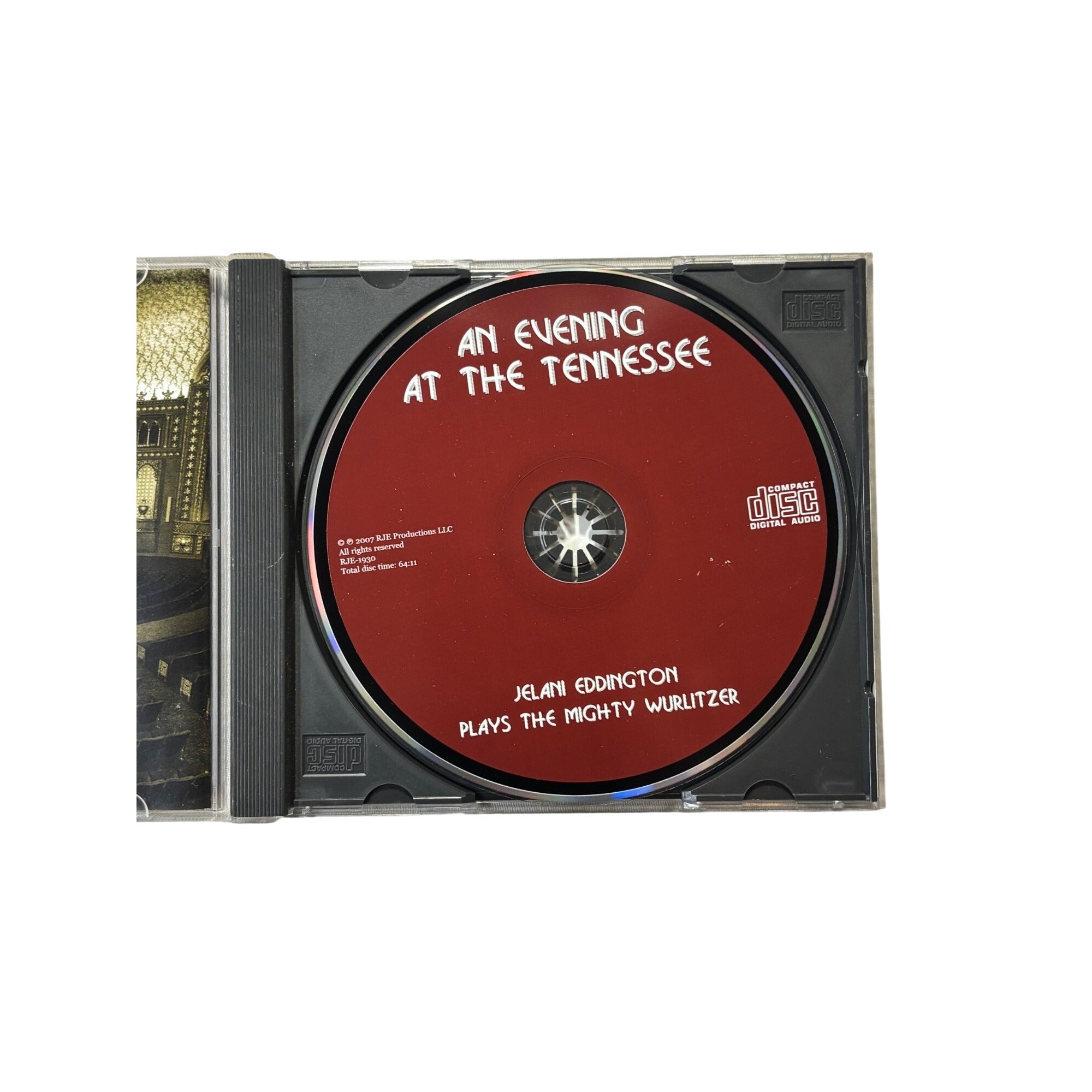 An Evening At The Tennessee Jelani Eddington Plays Mighty Wurlitzer CD 2007