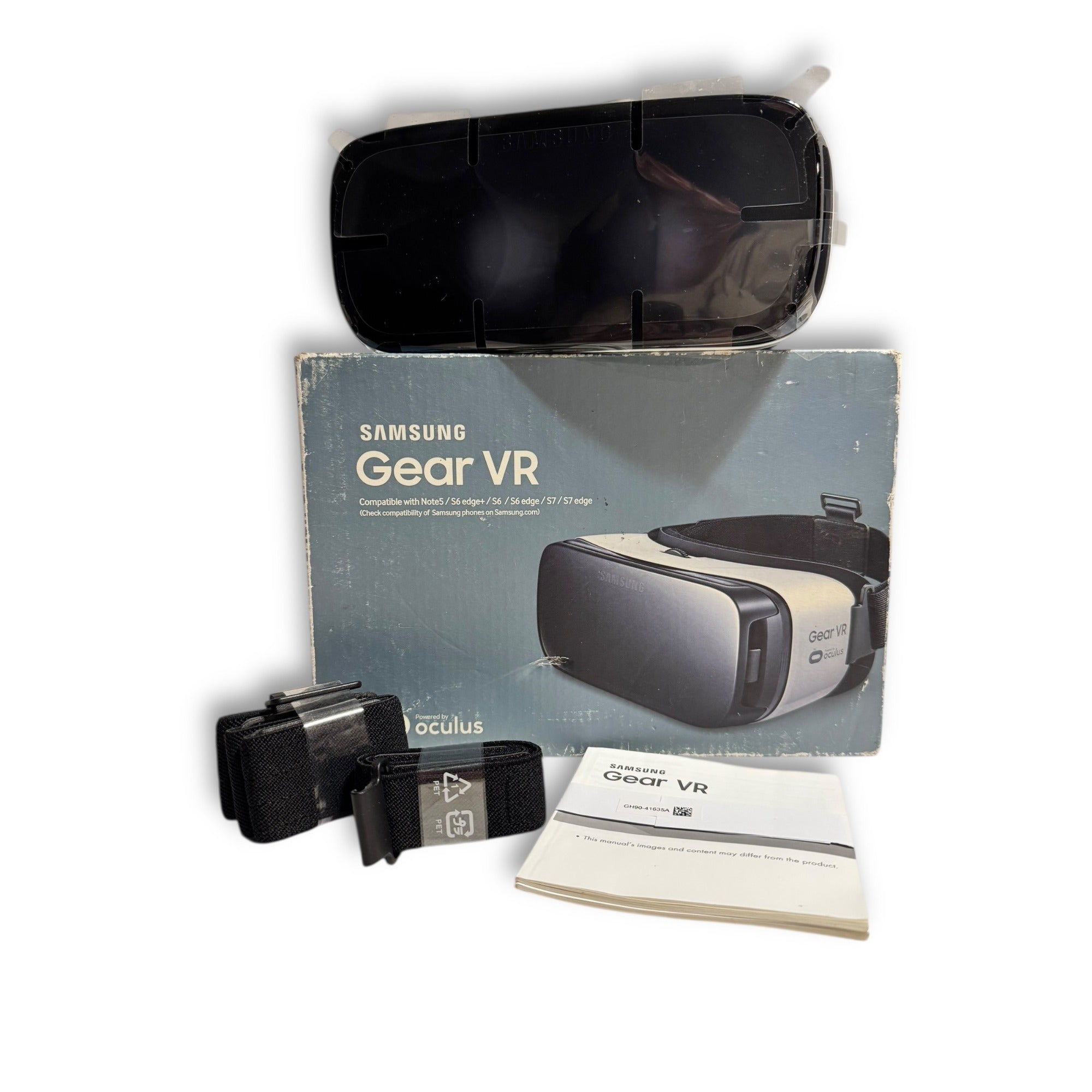 Samsung Gear VR Powered By Oculus Virtual Reality Headset Box Manual Unused Untested