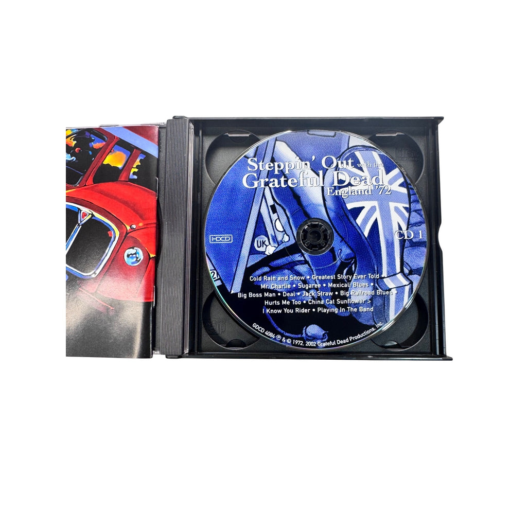 Steppin Out With The Grateful Dead England 72 4 CD Set Live Album 2002 Rock