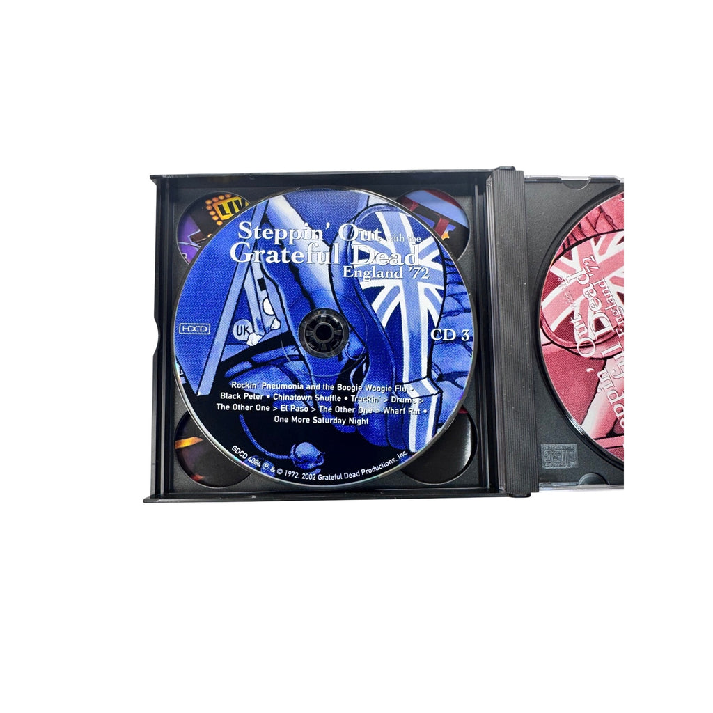 Steppin Out With The Grateful Dead England 72 4 CD Set Live Album 2002 Rock