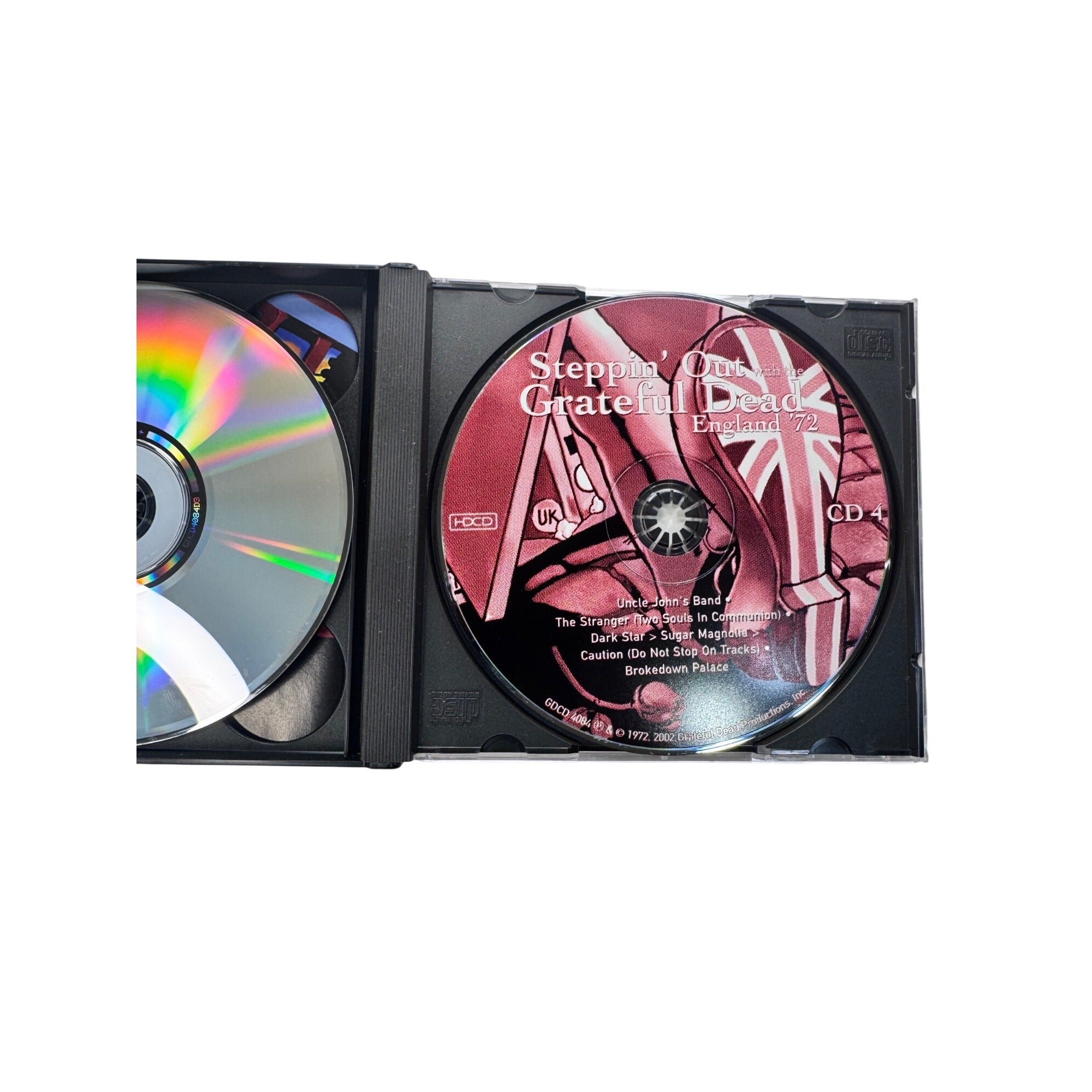 Steppin Out With The Grateful Dead England 72 4 CD Set Live Album 2002 Rock