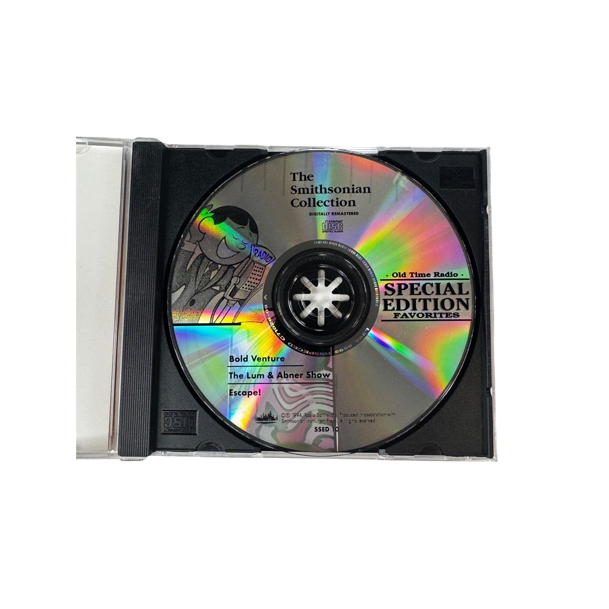 The Smithsonian Collection Old Time Radio Special Edition Favorites 1994 CD