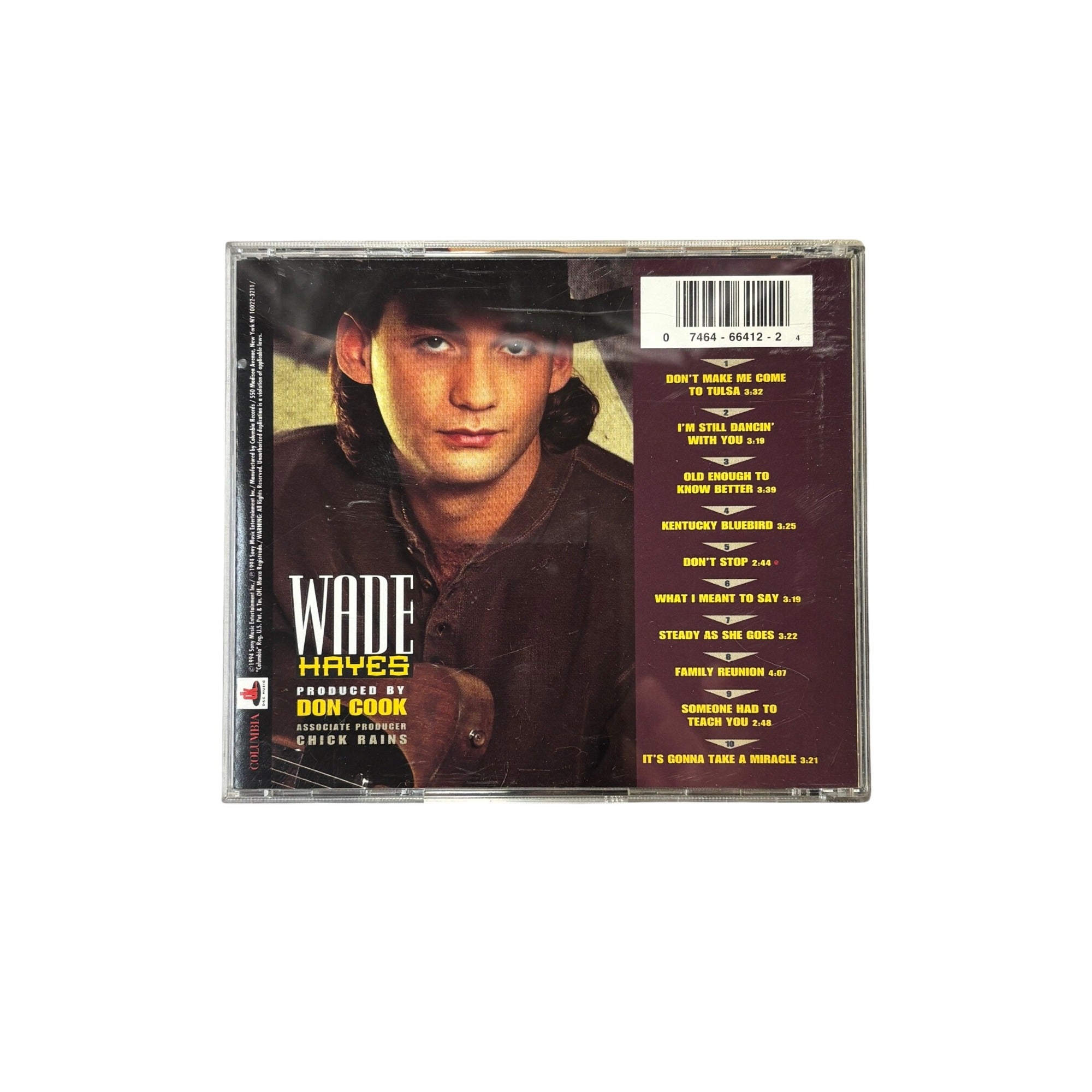 Wade Hayes Old Enough To Know Better CD 1995 Country Music Album Vintage 90s